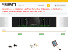 Tablet Screenshot of miliwatts.com